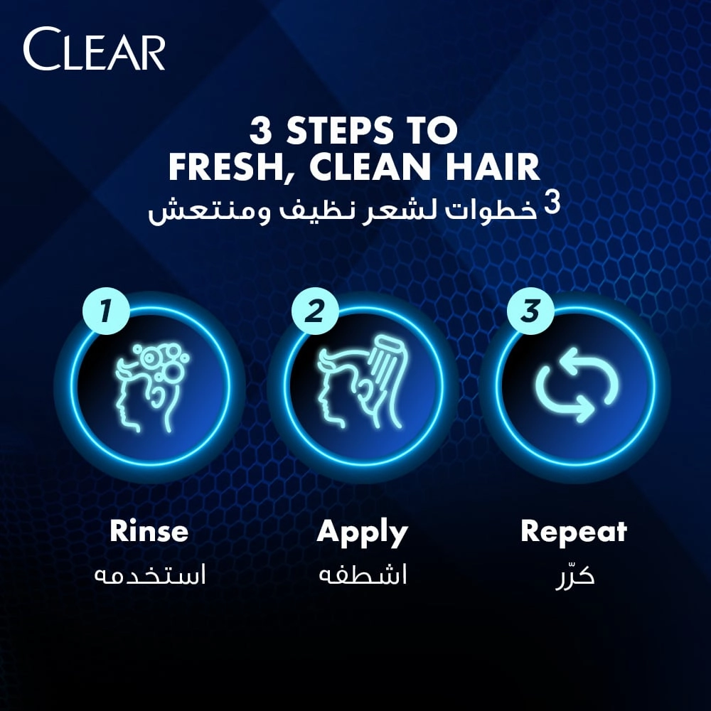 Clear Men Cool Sport Menthol Anti-Dandruff Shampoo 400ml