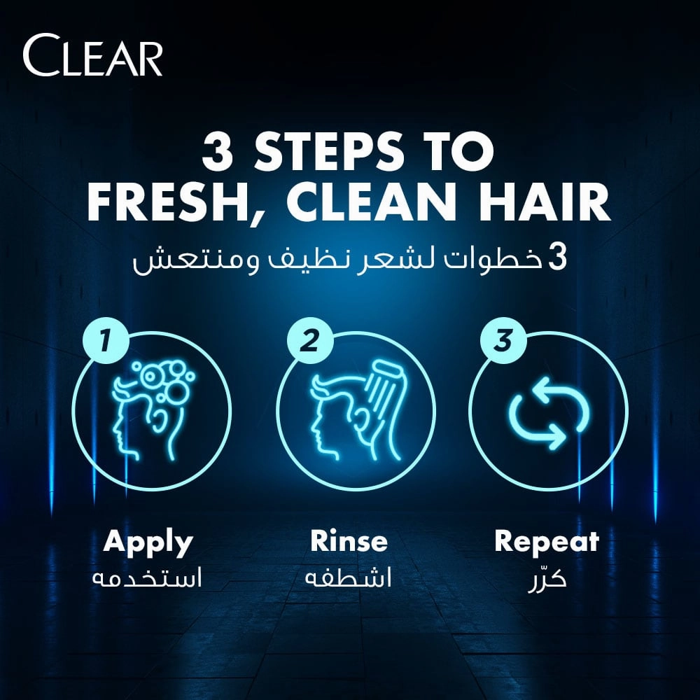 Clear Men Cool Sport Menthol Anti-Dandruff Shampoo 400ml