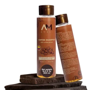 Coffee & Cafe Caffeine Shampoo 16.9 Oz - Revitalizing Shampoo for Hair Growth & Thinning Hair - Alopecia Care with Coffee & Cafe Extract - Fuller, Stronger Hair