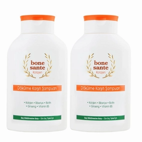 Collagen Keratin Biotin Anti-Hair Loss Shampoo - Strengthening and Revitalizing Formula - PACK OF 2