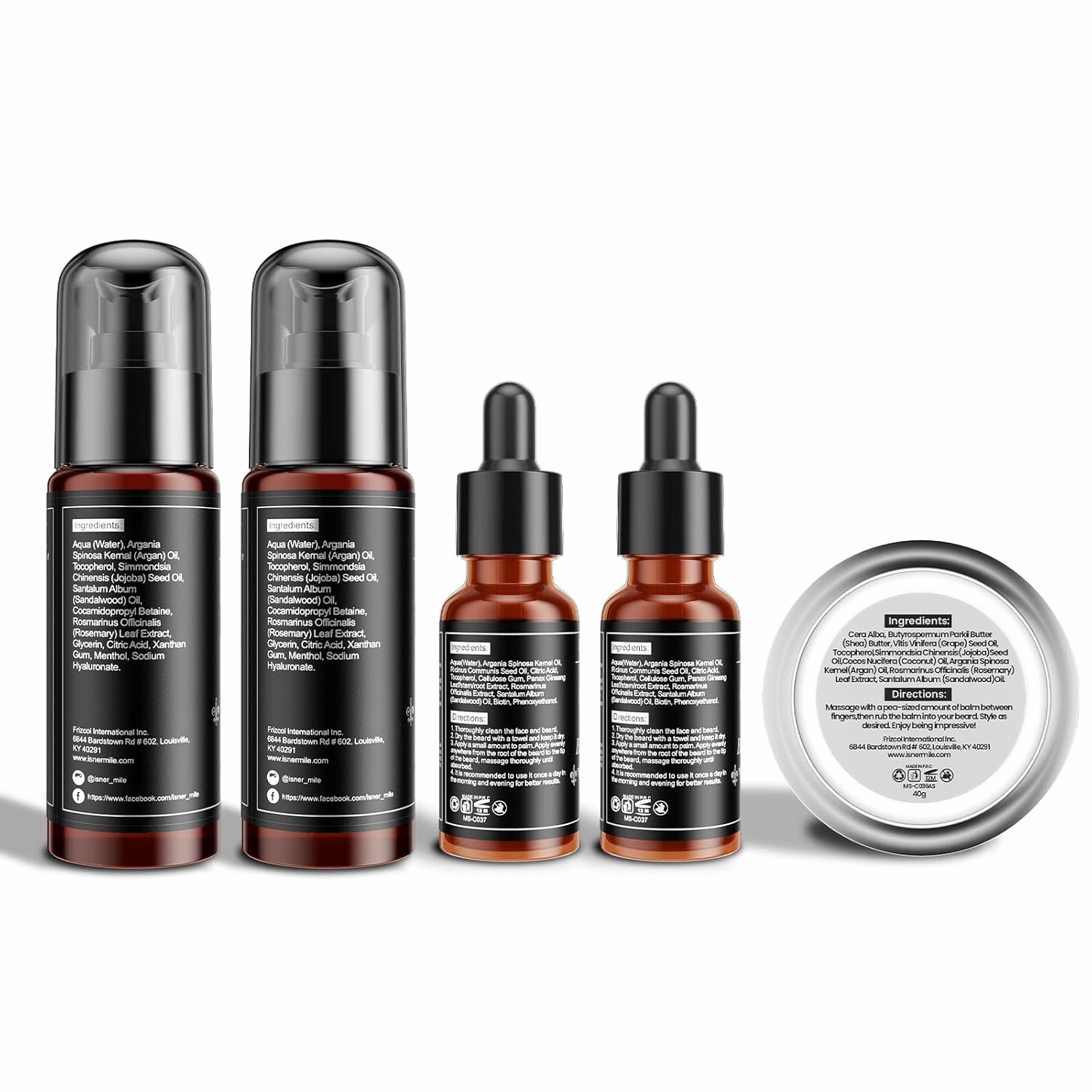 Comfy Mate Beard Kit for Men Beard Care Grooming Kit with Shampoo & Conditioner, Beard Oil, Balm, Brush, Comb & Scissors, Father's Day, Christmas & Birthday Gifts for Men Stocking Stuffers for Him