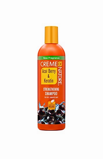Creme Of Nature Acai Berry & Keratin Strengthening Shampoo 12 oz