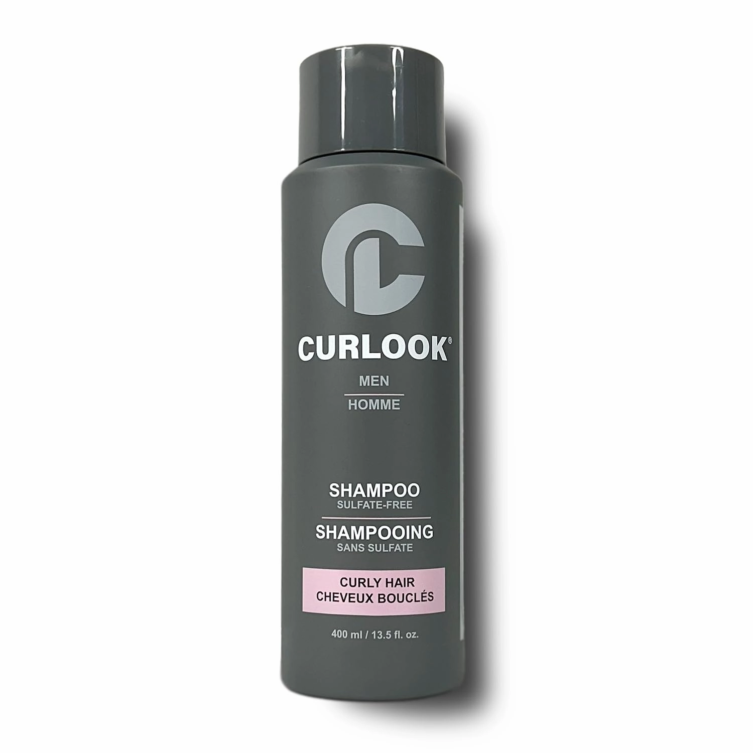 Curly Hair Shampoo - Sulfate Free - 400ml (13.5 oz) - For daily use to enhance curls texture