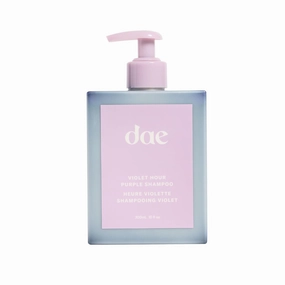 DAE Hair Violet Hour Purple Shampoo - Fights Brasiness, Enhances Color, & Repairs Damage (10 oz)