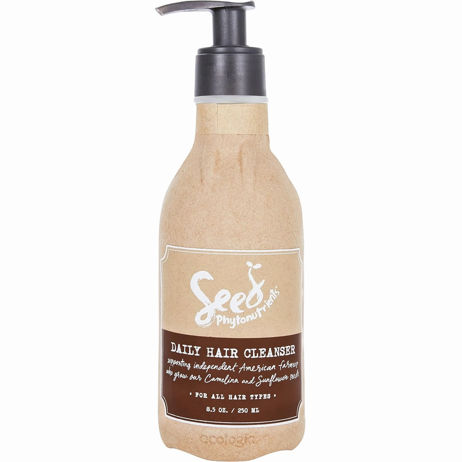 Daily Hair Cleanser Natural Coconut Oil Shampoo 8.5 oz