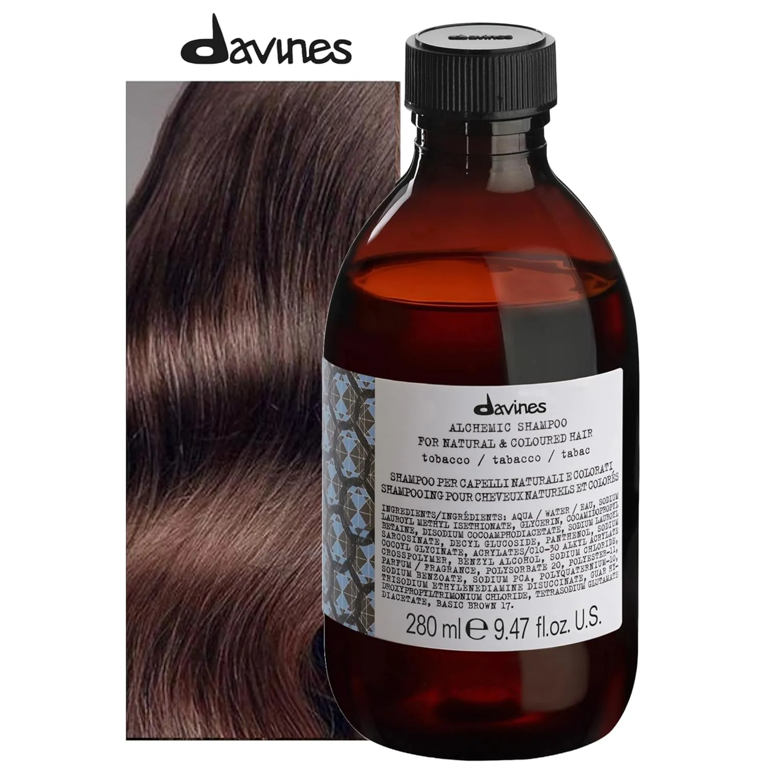 Davines Alchemic Shampoo, Safe Cleansing for Color Treated Hair, 6 Vibrant Shades To Illuminiate And Intensify