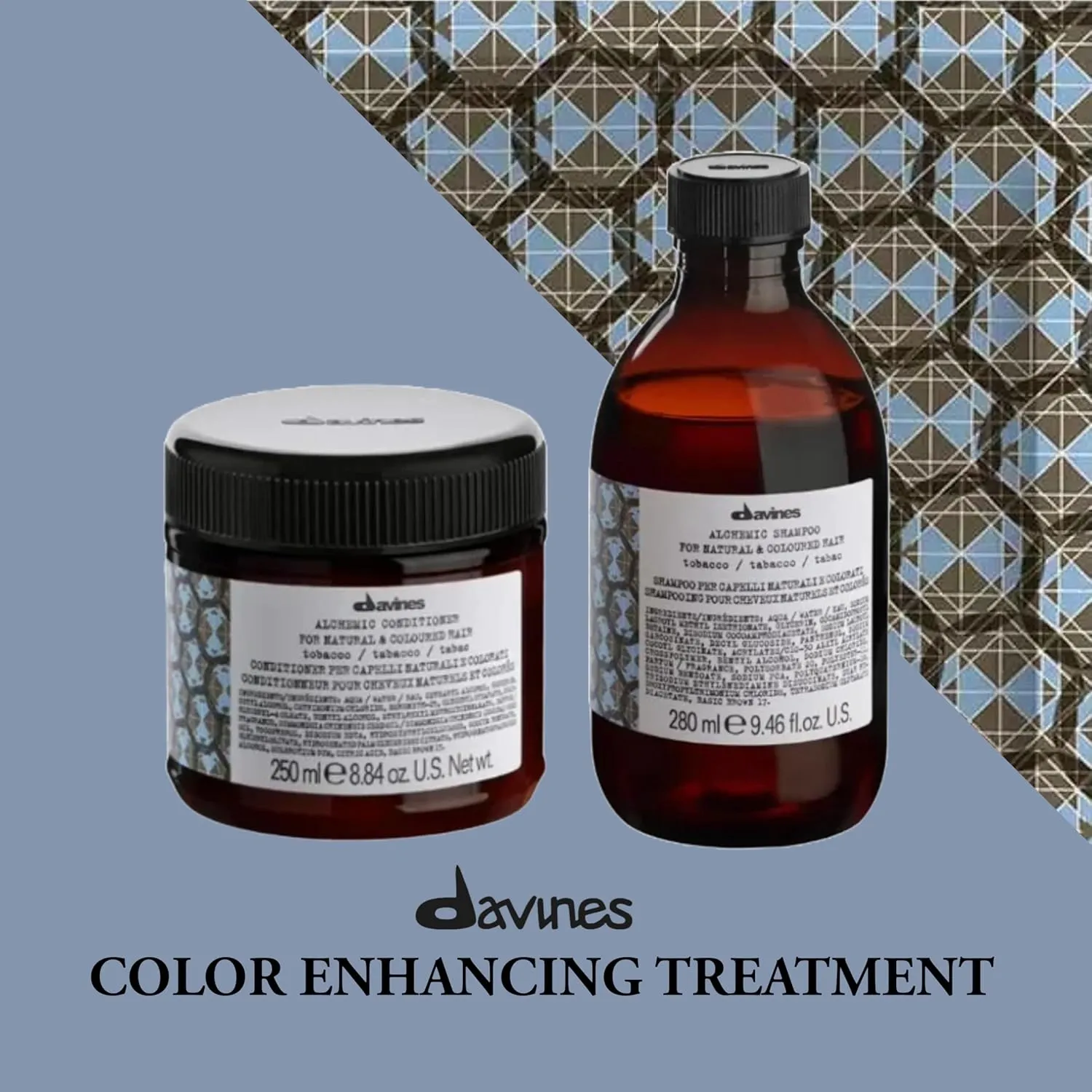 Davines Alchemic Shampoo, Safe Cleansing for Color Treated Hair, 6 Vibrant Shades To Illuminiate And Intensify