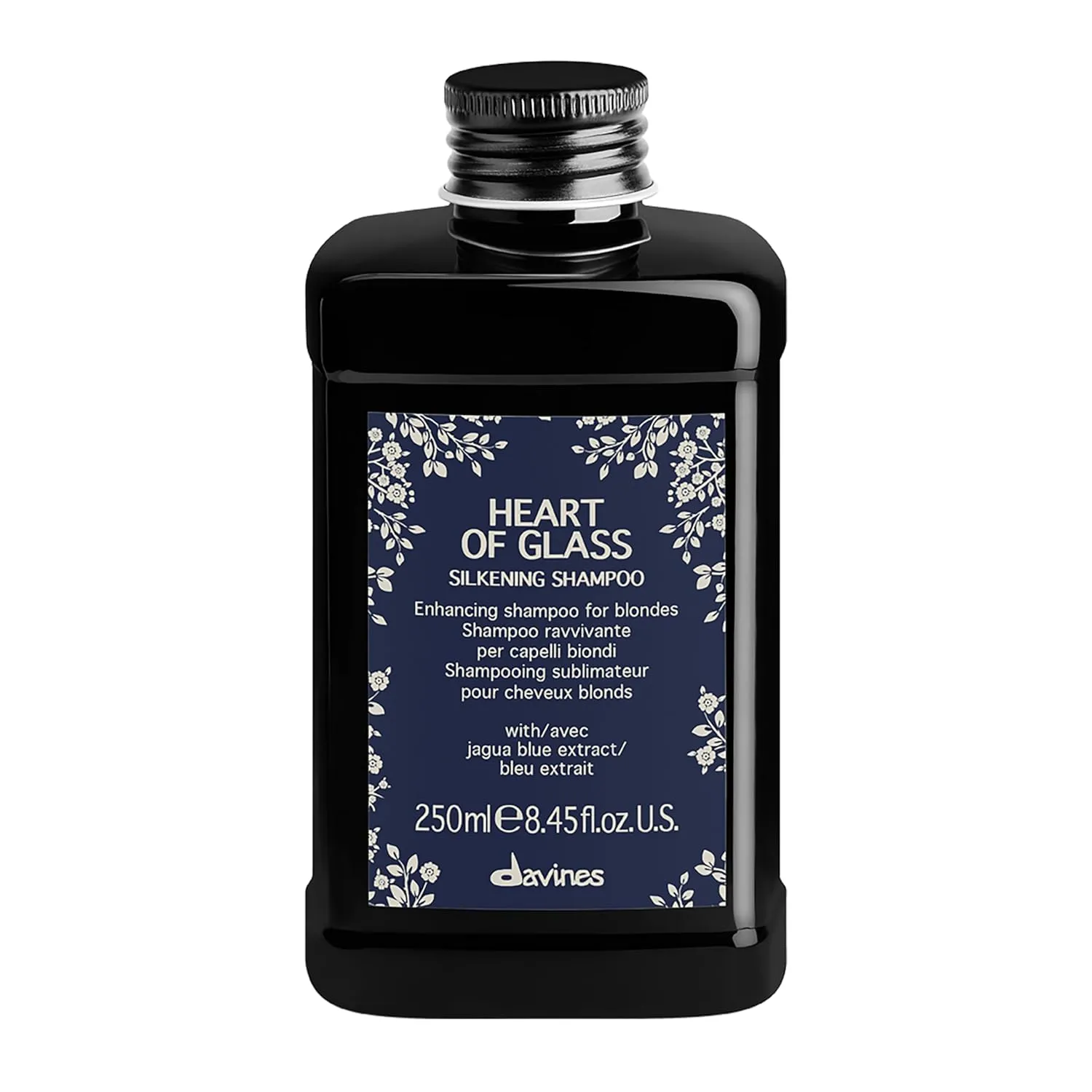 Davines Heart of Glass Silkening Shampoo for Blonde Care, Nourishing Protection for Natural Or Cosmetically Treated Hair