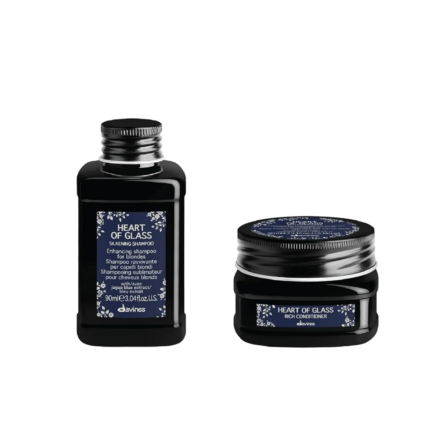 Davines Heart of Glass Silkening Shampoo for Blonde Care, Nourishing Protection for Natural Or Cosmetically Treated Hair