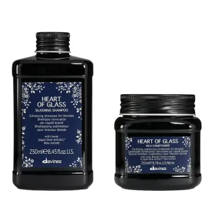 Davines Heart of Glass Silkening Shampoo for Blonde Care, Nourishing Protection for Natural Or Cosmetically Treated Hair