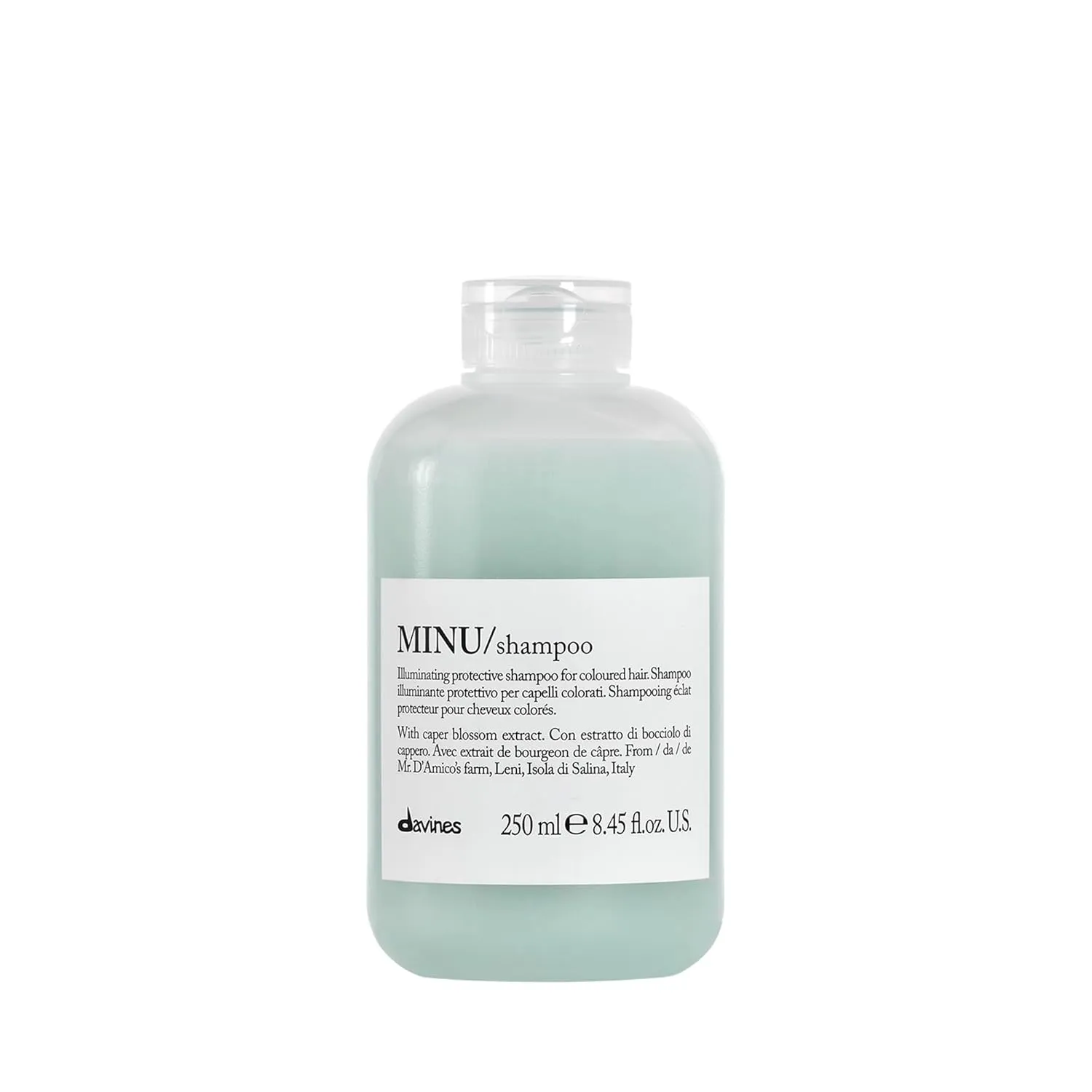 Davines MINU Shampoo, Color Retention Shampoo For Colored, Treated Hair, Protects & Keeps Hair Bright, Shiny For Longer