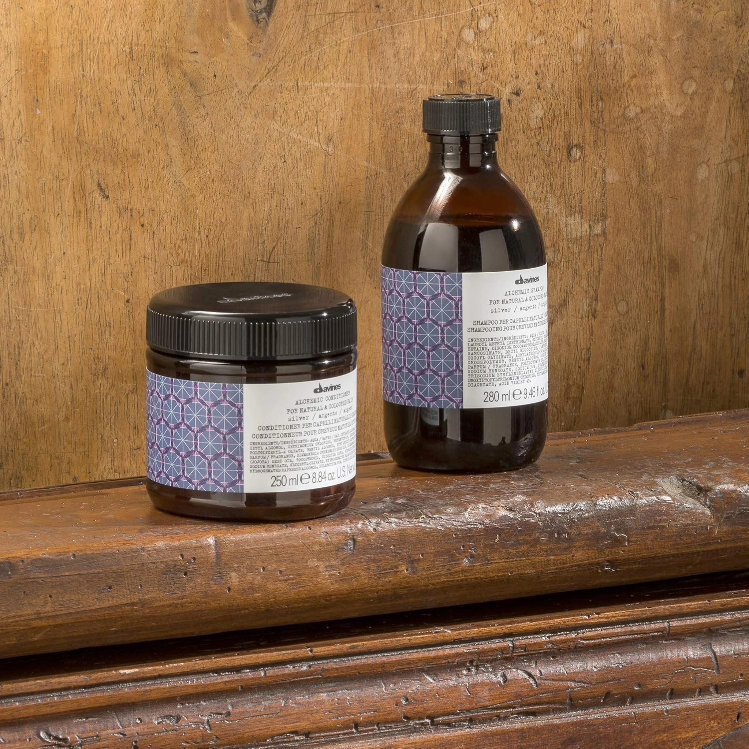 Davines Alchemic Shampoo, Safe Cleansing for Color Treated Hair, 6 Vibrant Shades To Illuminiate And Intensify