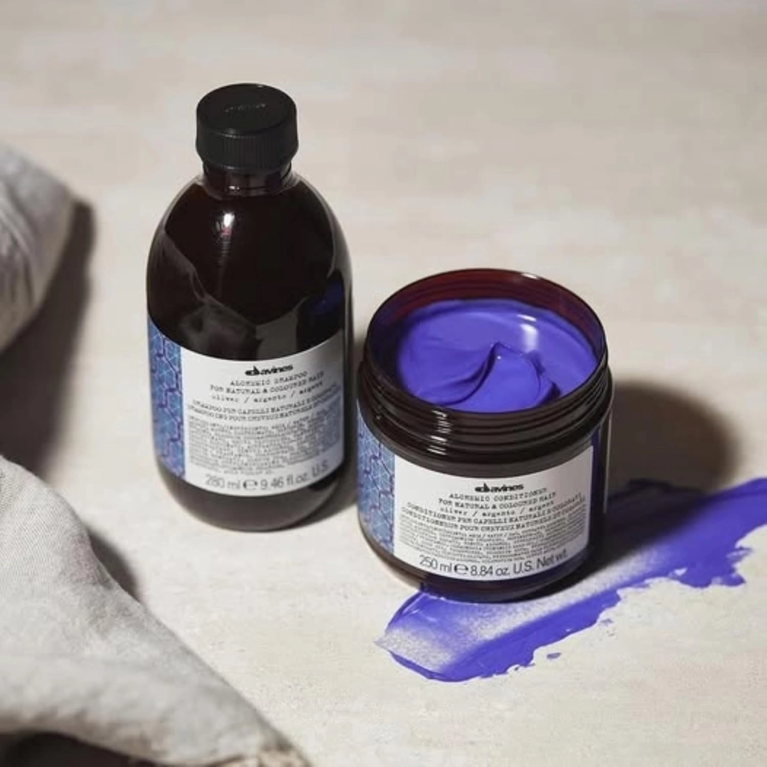 Davines Alchemic Shampoo, Safe Cleansing for Color Treated Hair, 6 Vibrant Shades To Illuminiate And Intensify