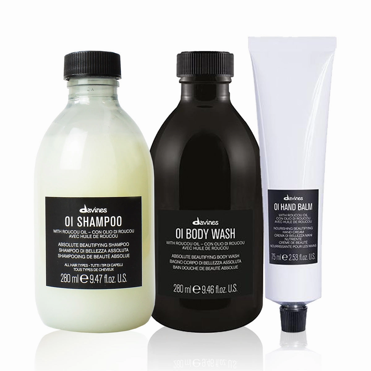Davines OI Gift Set (OI Shampoo, OI Body Wash & OI Nourishing Hand Balm)