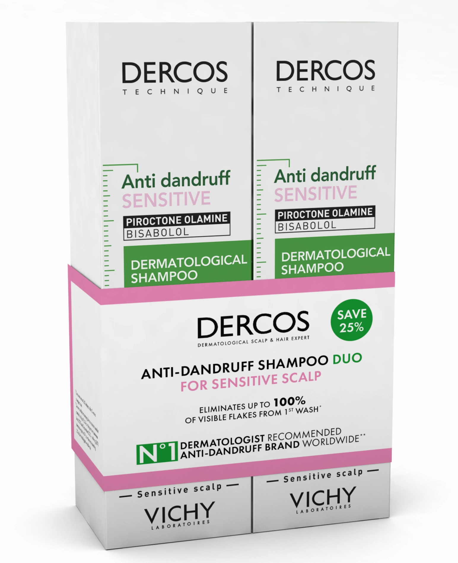 Dercos Anti Dandruff Sensitive Shampoo Duo 200ML