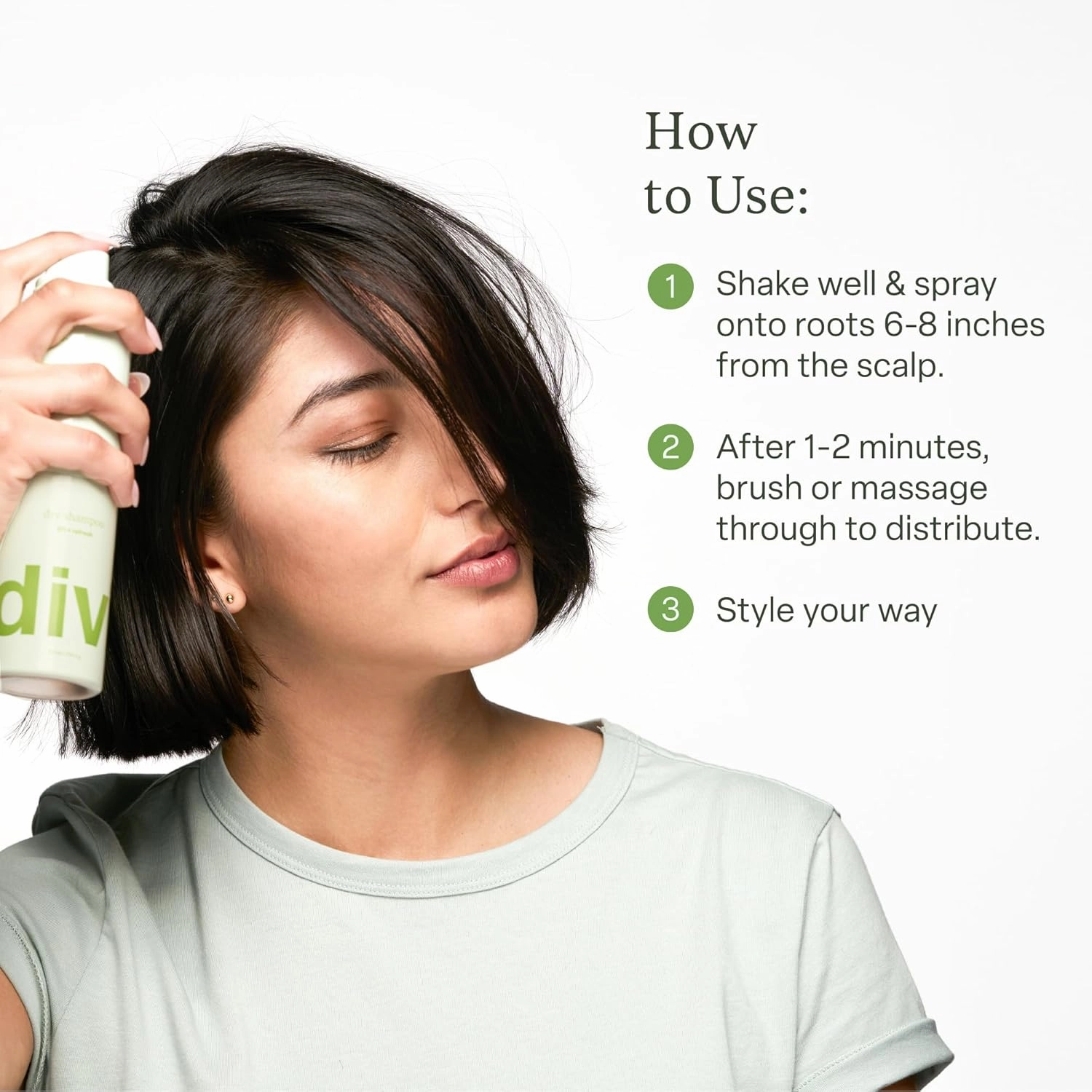 Divi Dry Shampoo Spray for Women - Formulated to Absorb Oil, Balance the Scalp and Extend Time Between Washes - Free of Benzene, Butane, Propane and Talc, 5.3oz (2 Pack)