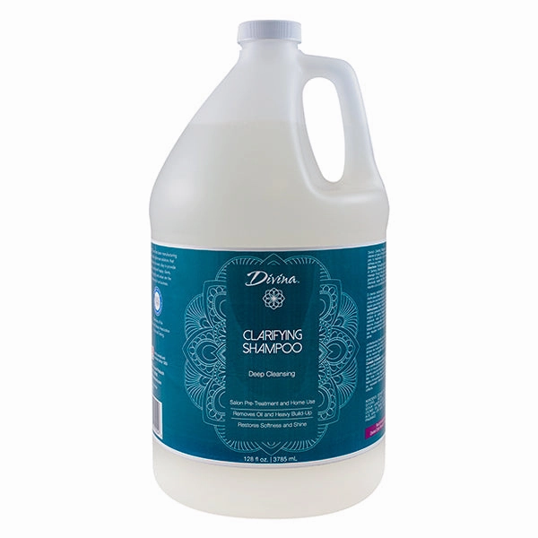 Divina Clarifying Professional Shampoo - Deep Cleansing / 1 Gallon - 128 oz.