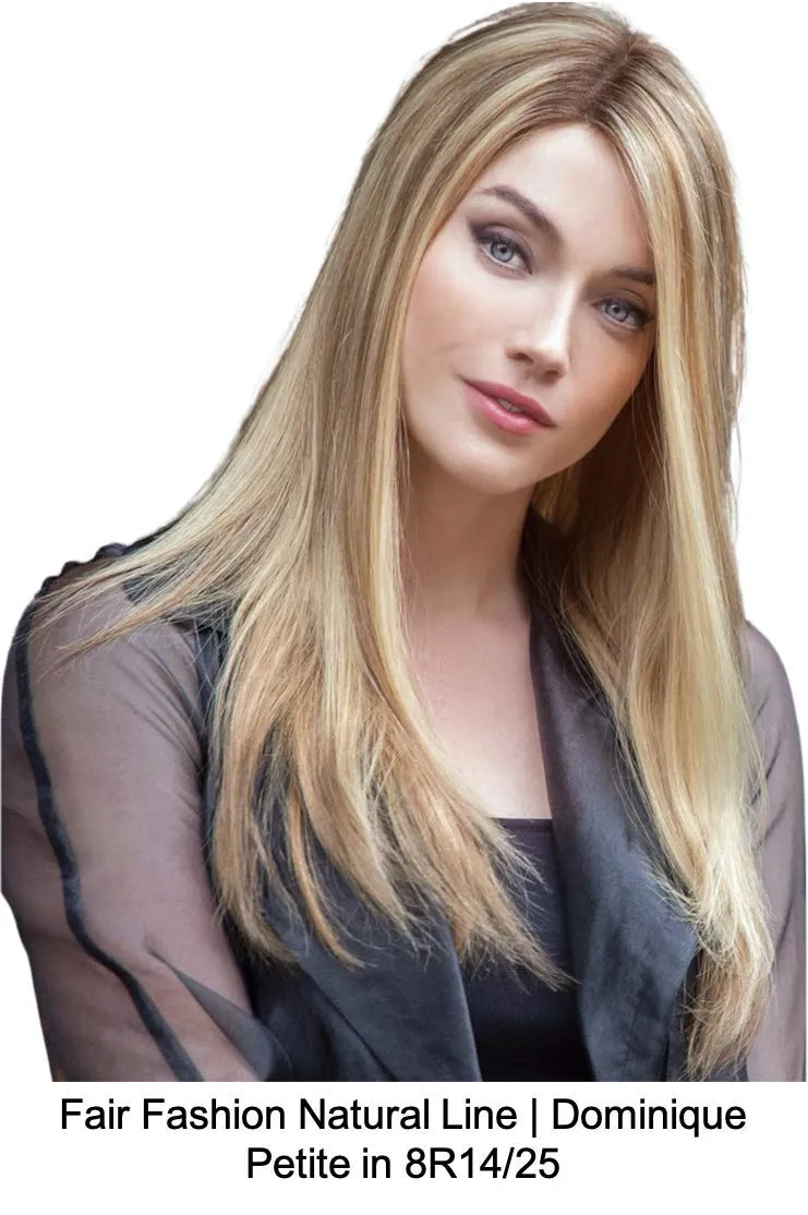 DOMINIQUE PETITE Lace Front 100% Hand-Tied Human Hair Wig by Fair Fashion, 6PC Bundle: Wig, 4oz Mara Ray ProSmooth Shampoo and Conditioner, The One Detangler, Wig Stand, and 19 Page Belle of Hope Guide (8/32)