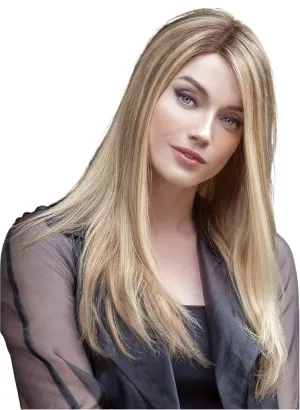 DOMINIQUE PETITE Lace Front 100% Hand-Tied Human Hair Wig by Fair Fashion, 6PC Bundle: Wig, 4oz Mara Ray ProSmooth Shampoo and Conditioner, The One Detangler, Wig Stand, and 19 Page Belle of Hope Guide (8/32)