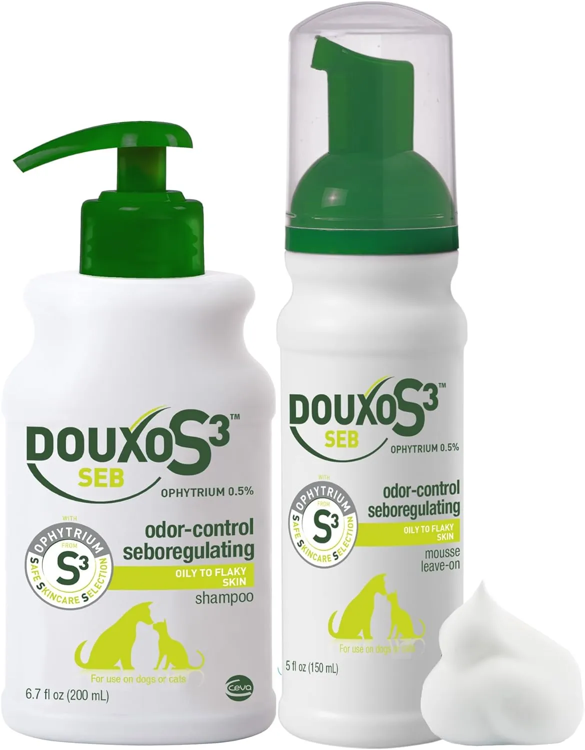 DOUXO® S3 SEB Combo Set | DOUXO S3 SEB Shampoo (6.7oz) & DOUXO® S3 SEB Mousse (5.1 oz)