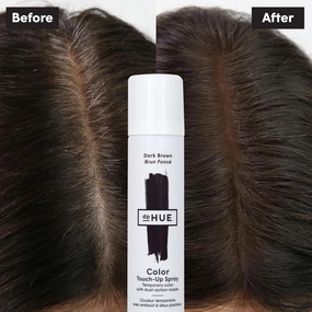 dpHUE Color Touch-Up Spray, Dark Brown - 1.8 fl oz - Temporary Hair Color to Fill In & Cover Grays - Fast-Drying Formula - Vegan, Cruelty Free