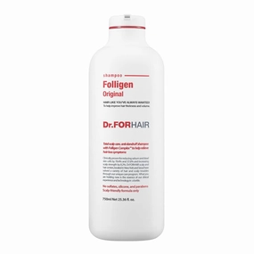 Dr.FORHAIR Scalp Strengthening Folligen Shampoo 750 ml/16.91 fl. oz. | Hair Strengthening Shampoo With Biotin And Ceramide | No.1 Korean Scalp Care | For Thinning Hair | Hypoallergenic