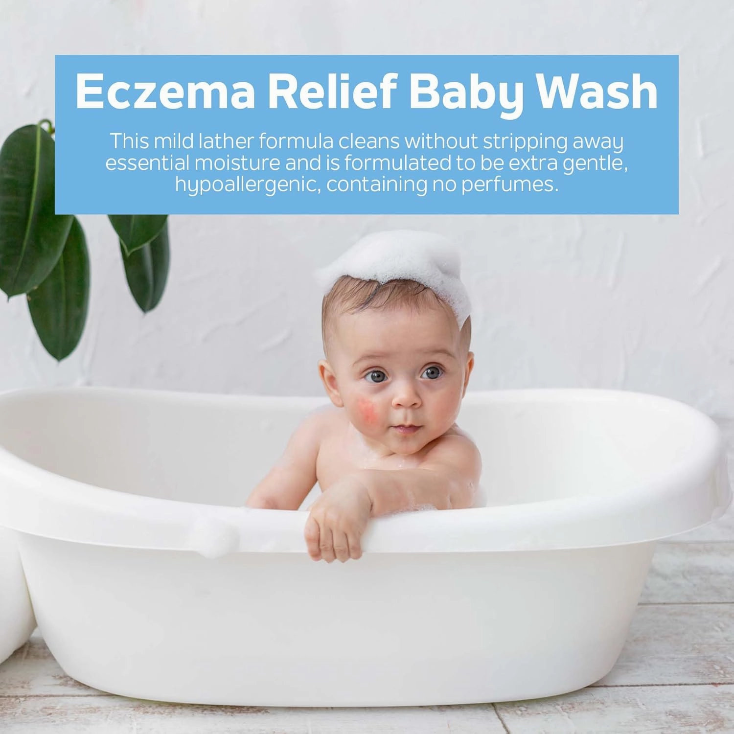 Dr. Jacobs Pure Castile Baby Wash - Effective Body Wash to Relieve Baby Eczema - Gentle Shampoo and Unscented Soap for Sensitive Skin, and Hypoallergenic - 16 oz -2PK