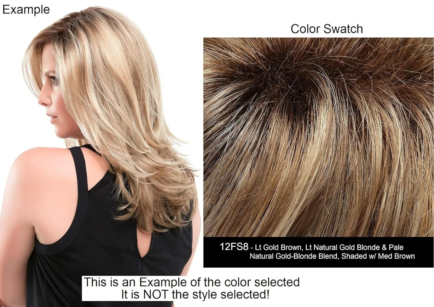 Easipart HD 18" Synthetic Clip-in Topper by Jon Renau, Wide Tooth Comb, Mara Ray 4oz Luxury Shampoo, 19 Page Belle of Hope Wig Care Booklet, Bundle 4pc (12FS8)