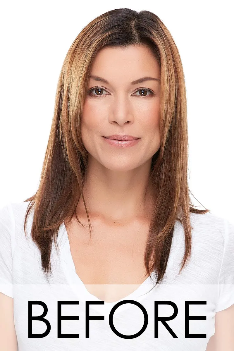 Easipart HD 18" Synthetic Clip-in Topper by Jon Renau, Wide Tooth Comb, Mara Ray 4oz Luxury Shampoo, 19 Page Belle of Hope Wig Care Booklet, Bundle 4pc (14/26S10)