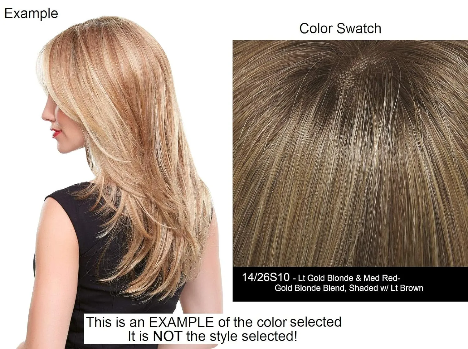 Easipart HD 18" Synthetic Clip-in Topper by Jon Renau, Wide Tooth Comb, Mara Ray 4oz Luxury Shampoo, 19 Page Belle of Hope Wig Care Booklet, Bundle 4pc (14/26S10)