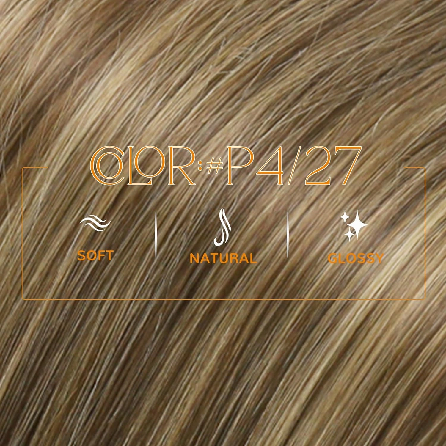 Easyouth Micro Loop Hair Extensions Real Human Hair Brown Microlink Hair Extensions Human Hair Dark Brown Highlights Blonde Bead Hair Extension Blend Seamlessly with Natural Hairs 18In 50g 50s