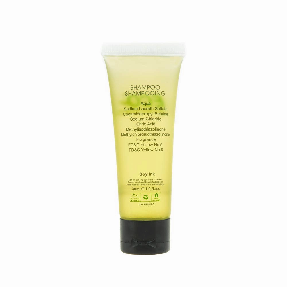 ECO amenities Travel Size Shampoo Bulk - Hotel Mini Shampoo Supplies for Guests - Refreshing Bulk Travel Size Toiletries for AirBnB and Rentals - 1.0 fl oz (30ml) per tube, 72 pack, Green Tea Scent