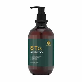 Elabore ST 3X Shampoo - Scalp Therapy Shampoo for Thin & Weak Hair, Removes Scalp Buildup, Anti-Dandruff, 15.21 fl.oz/ 450ml
