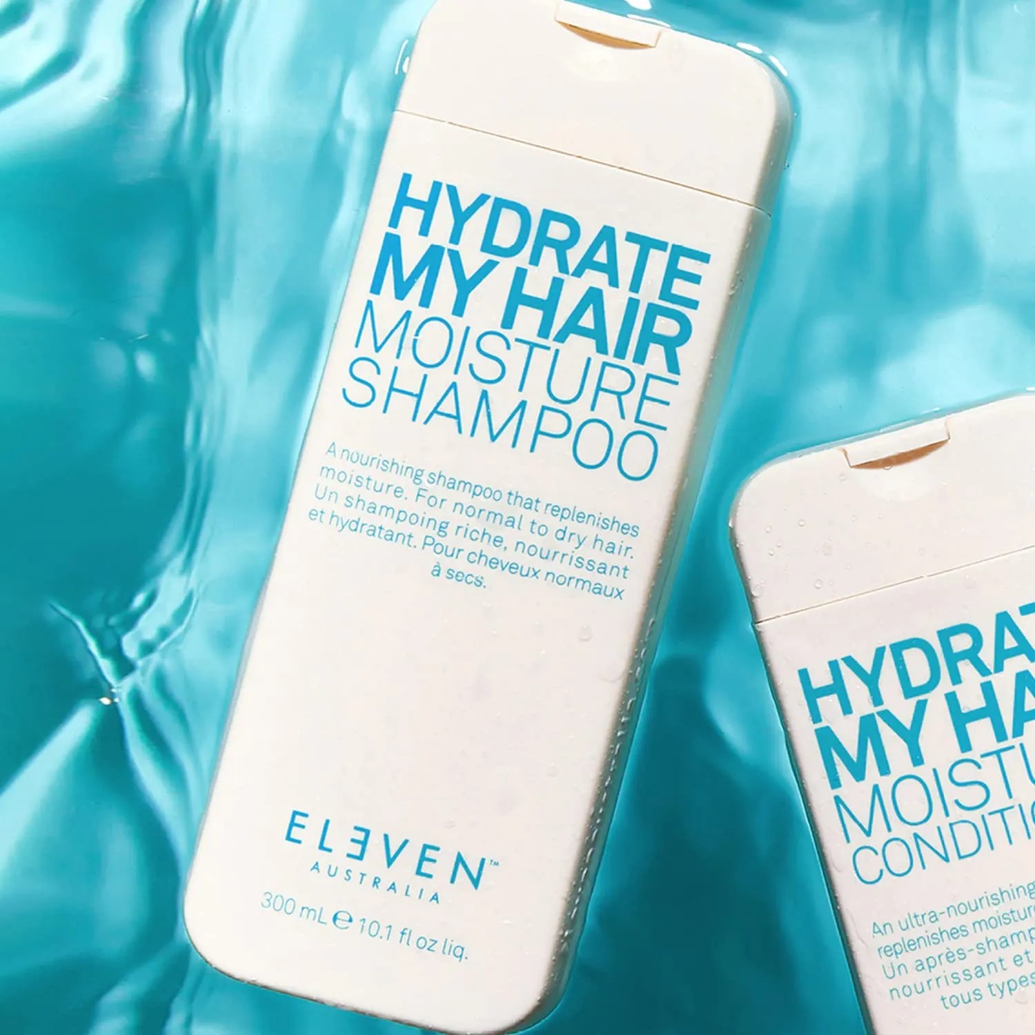 ELEVEN AUSTRALIA Hydrate My Hair Shampoo - Moisturizing, Color-Safe, Anti-Frizz, Nourishing Formula for Dry, Damaged Hair - Protects Against Heat & Environmental Damage, For Daily Use