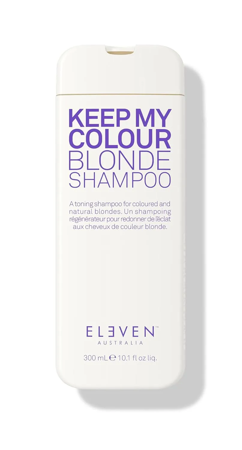 ELEVEN AUSTRALIA Keep My Colour Blonde Shampoo - Sulfate-Free Shampoo for Blonde Hair, Protects Color & Neutralizes Brassiness, Restores Shine & Softness to Blonde Hair