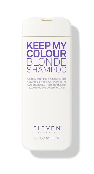 ELEVEN AUSTRALIA Keep My Colour Blonde Shampoo - Sulfate-Free Shampoo for Blonde Hair, Protects Color & Neutralizes Brassiness, Restores Shine & Softness to Blonde Hair