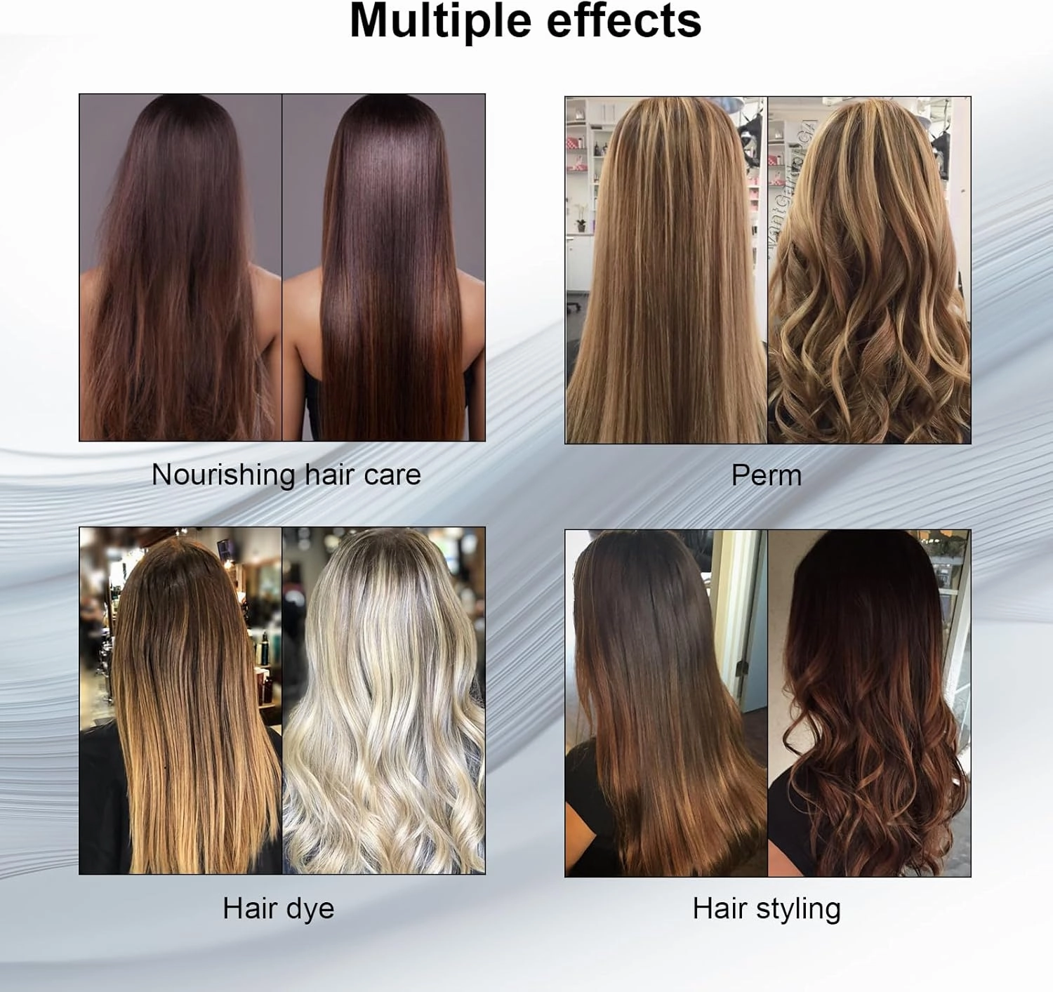 Elitzia Hair Steamer Micro Mist Aroma Steam Mister Hooded 4 Color Light Hair Care Professional for Natural Black Hair Use Shampoo Bowl Hair Wash Recline Chair Black Color with UV Protect Coat ET19290