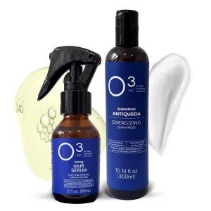 Energizing Shampoo   Hair Serum Kit - High-Performance Natural Hair Treatment - Ozone Therapy - Strengthening & Toning for Healthy Hair - Shampoo 10.14 Fl Oz Serum 2.03 Fl Oz