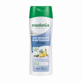 Enriched Ayurvedic Anti-Dandruff & Scalp Treatment Shampoo for Healthy and Dandruff-Free Hair (400 ml / 13.53 fl oz)