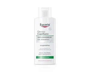 Eucerin Dermo Capillaire Anti-dandruff Gel Shampoo for Sensitive Greasy Scalp for Women, 250ml by Eucerin