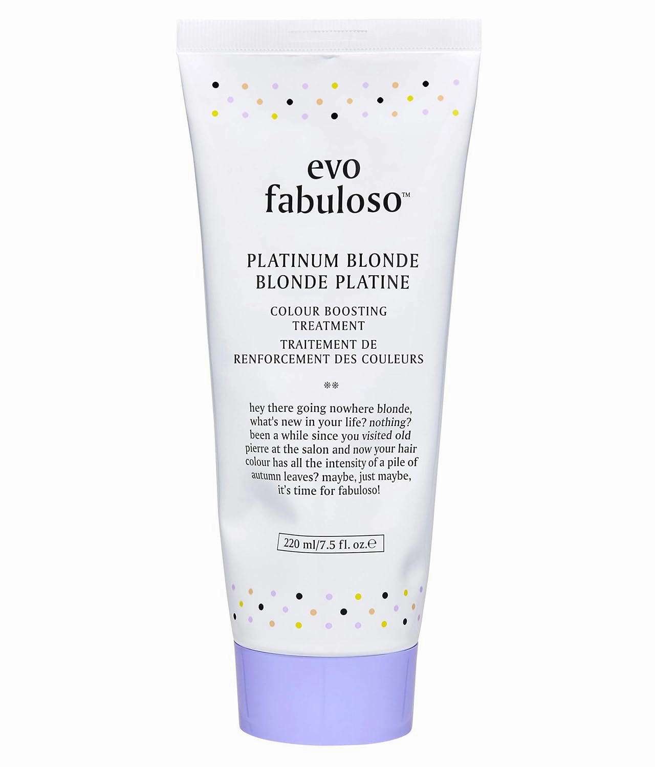 Evo Fabuloso - Platinum Blonde Toning Shampoo - Refreshes and revives colored hair - Purple shampoo to Extended Life of Color - Treated Blonde Hair & Platinum Blonde Color Boosting Treatment - Bundle