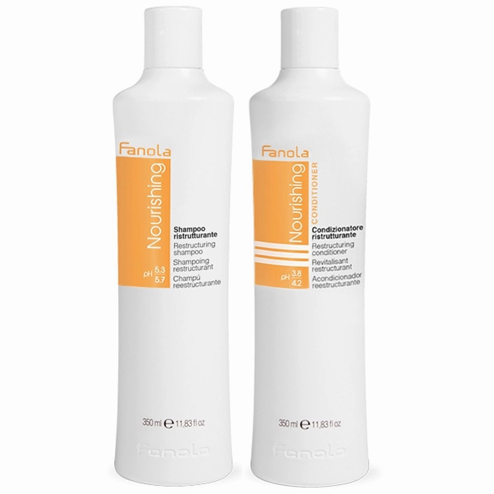 Fanola Nourishing Restructuring Shampoo & Conditioner Twin 2 x 350ml