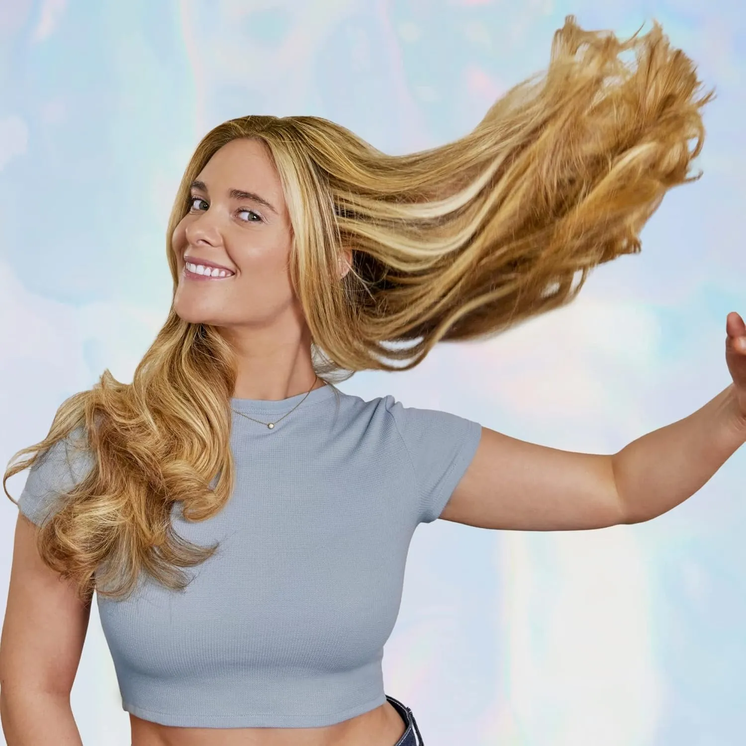 Fluffy G Hair Gloss by Hally Hair, (Blonde) - 3.4 fl oz Hair Glaze for Blondes, Brassy & Color-Treated Hair - High Shine Shiny Hair Products for Vibrant, Fluffy & Fuller-Looking Hair