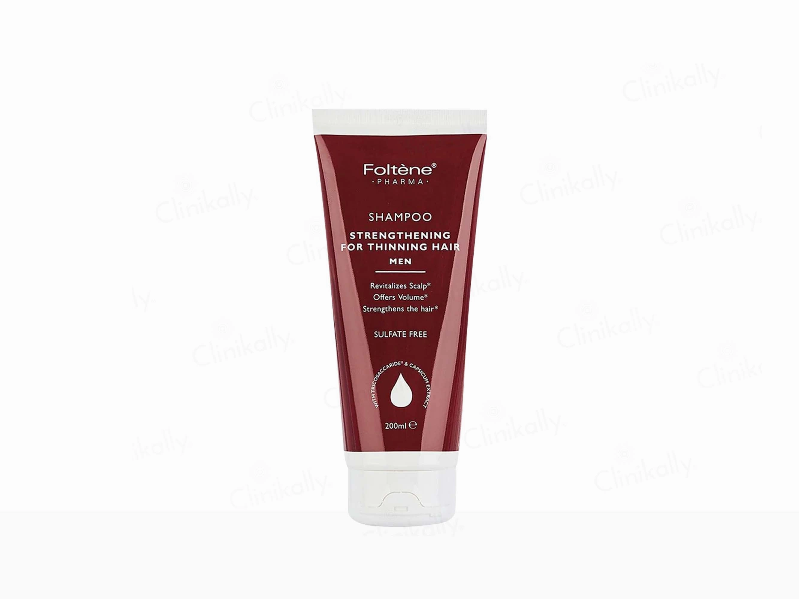 Foltene Pharma Men Strengthening Shampoo For Thinning Hair