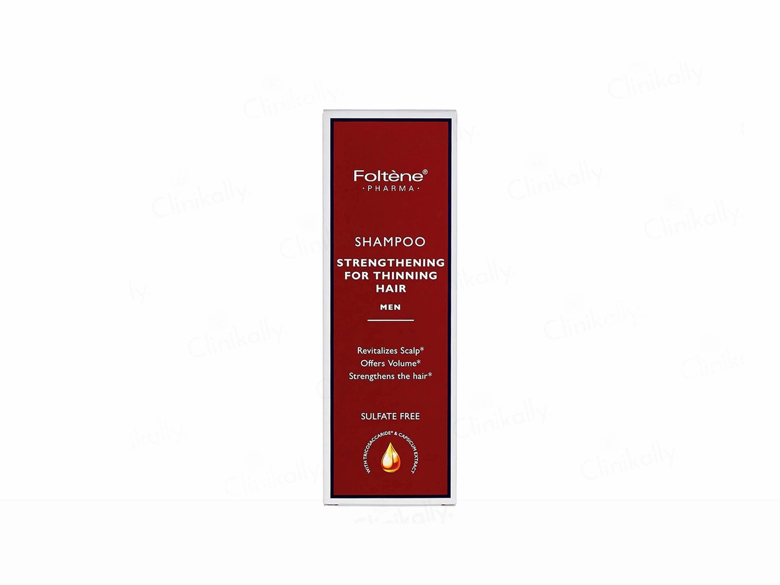 Foltene Pharma Men Strengthening Shampoo For Thinning Hair
