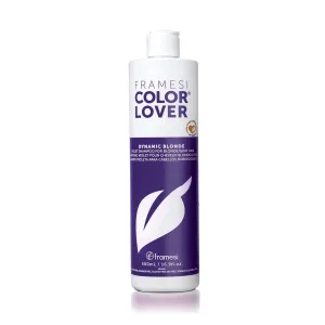 FRAMESI Color Lover Dynamic Blonde Purple Shampoo, Sulfate Free Shampoo, Color Treated Hair