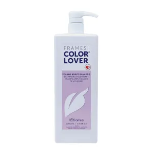 Framesi Color Lover Volume Boost Shampoo, 33.8 fl oz, Sulfate Free Shampoo with Quinoa and Aloe Vera, Color Treated Hair