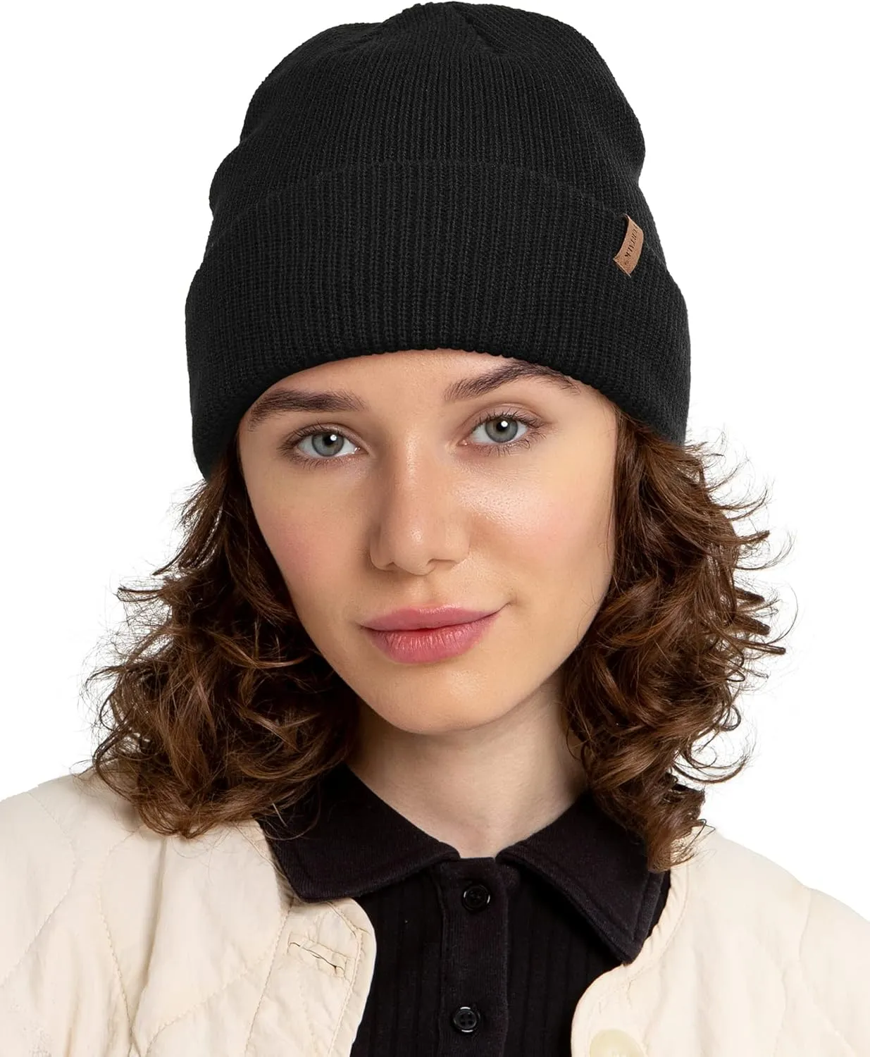 FURTALK Beanie Hats for Women Men Winter Hats Womens Knitted Slouchy Beanies Cuffed Skull Cap Warm Ski Hat