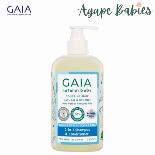 GAIA 2-in-1 Shampoo & Conditioner 500ml Exp: 05/28
