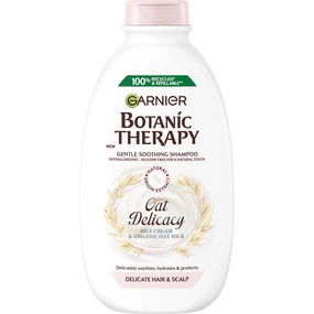 Garnier Botanic Therapy Shampoo 400ml Oat Delacay Rice Cream & Organic Oat Milk Hypoallergenic